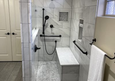 bishops barrier-free shower bathroom remodeling knoxville